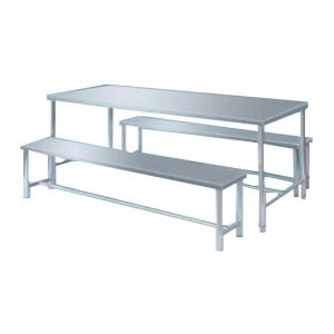Canteen Dining Table & Bench, SUS 304 - 1800mm