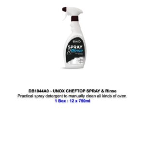 UNOX SPRAY DETERGENT SPRAY & RINSE™ - DB1044A0  (12 Bottles Price)