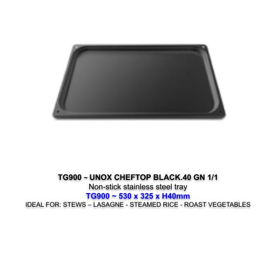 TG900 ~ UNOX CHEFTOP BLACK.40