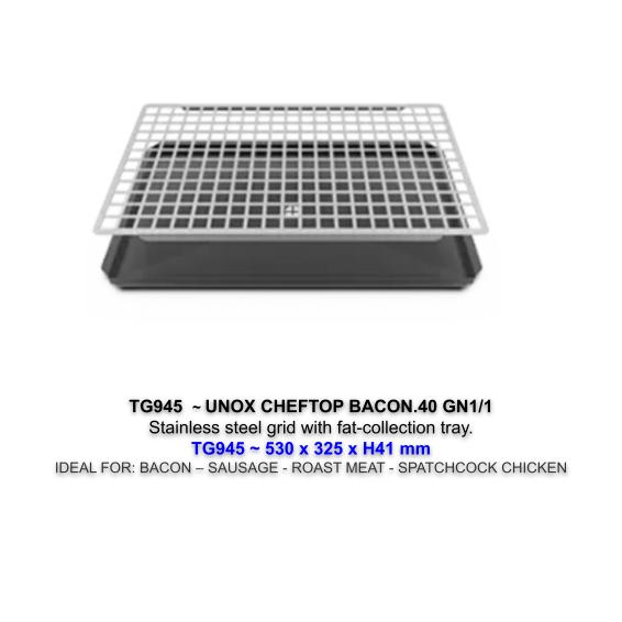TG945 ~ UNOX CHEFTOP BACON.40