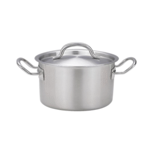 STAINLESS STEEL SANDWICH BOTTOM SAUCE POT WITH LID ~ 470001