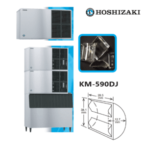 HOSHIZAKI MODULAR CRESCENT ICE MACHINE, UP TO 630kg (1380 Ibs) ~ KMD-590DJ