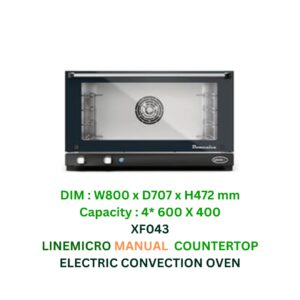 UNOX LINEMICRO - MANUAL COUNTERTOP  ELECTRIC CONVECTION OVEN 4*600x400 ~ XF043