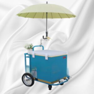 ICE CREAM CART, W830*D650*H2220 mm  ~ AL