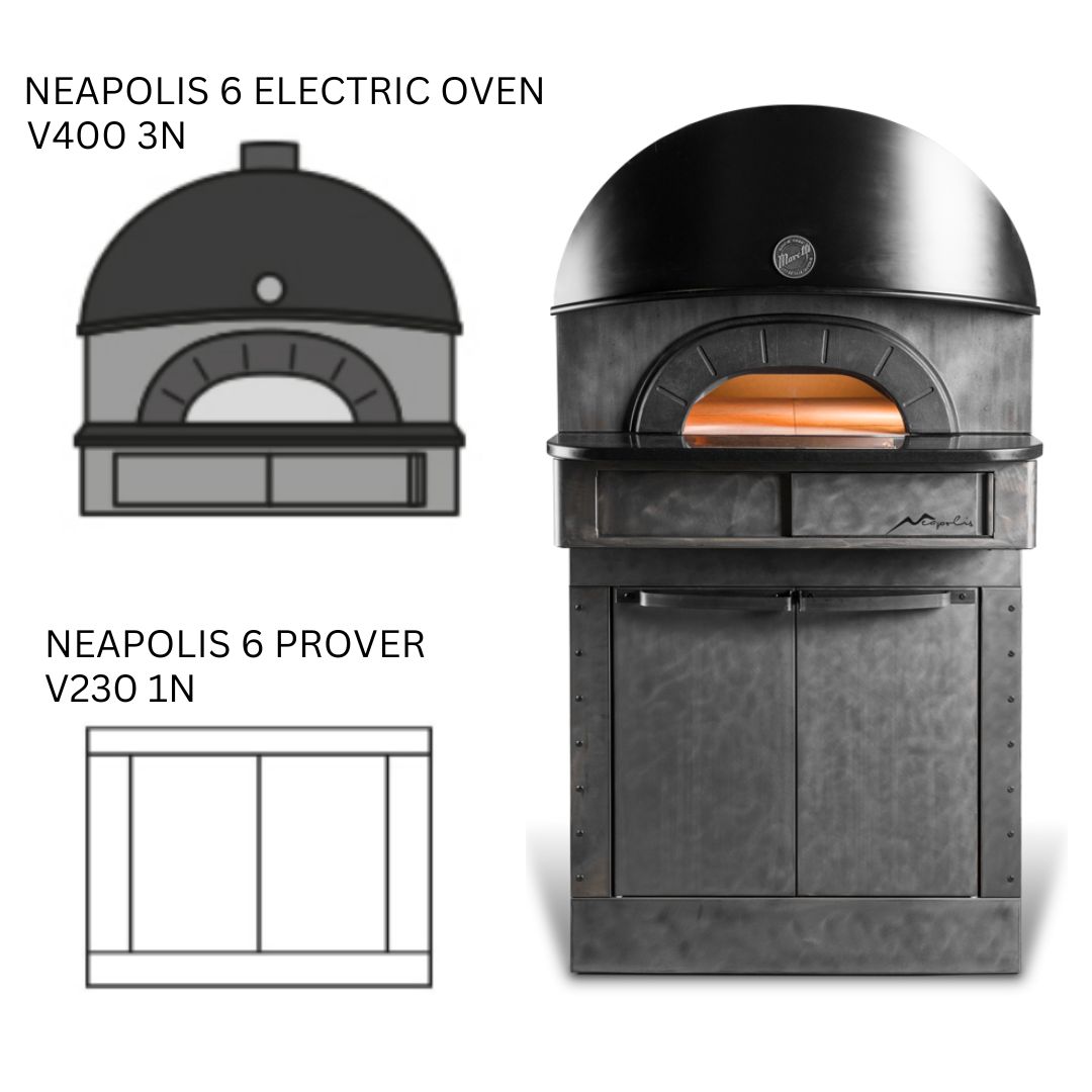 MORETTI DOME PIZZA OVEN NEAPOLIS 6C - 2