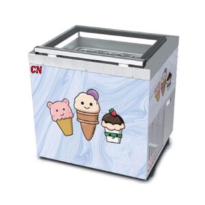 CN TABLE TOP ICE CREAM SHOWCASE, 3*1/3 GN PAN ~ CN-TICS-W/BT.3P