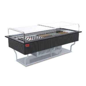 CHOCOLATE DISPLAY SHOWCASE SLIDING DOOR, OPT OF 3.5FT TO 8.5FT ~ CN-CDS-YL