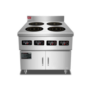 CN FLOOR STANDING FOUR HEAD INDUCTION COOKER WITH CABINET - 2.2KW - 3.5KW ~ CN-TIC350-4FVC